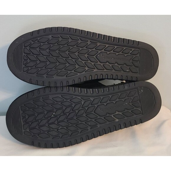 Koolaburra UGG Men 11 Bordon Suede Scuff Slip On Hand Free Slippers Black Casual - Picture 8 of 10